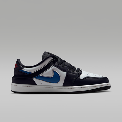 Air Jordan 1 Low EasyOn Black True Blue Summit White Varsity Red Men's - opposite side view
