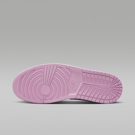 Air Jordan 1 Low SE Summit White Light Arctic Pink Silver Men's - outsole view