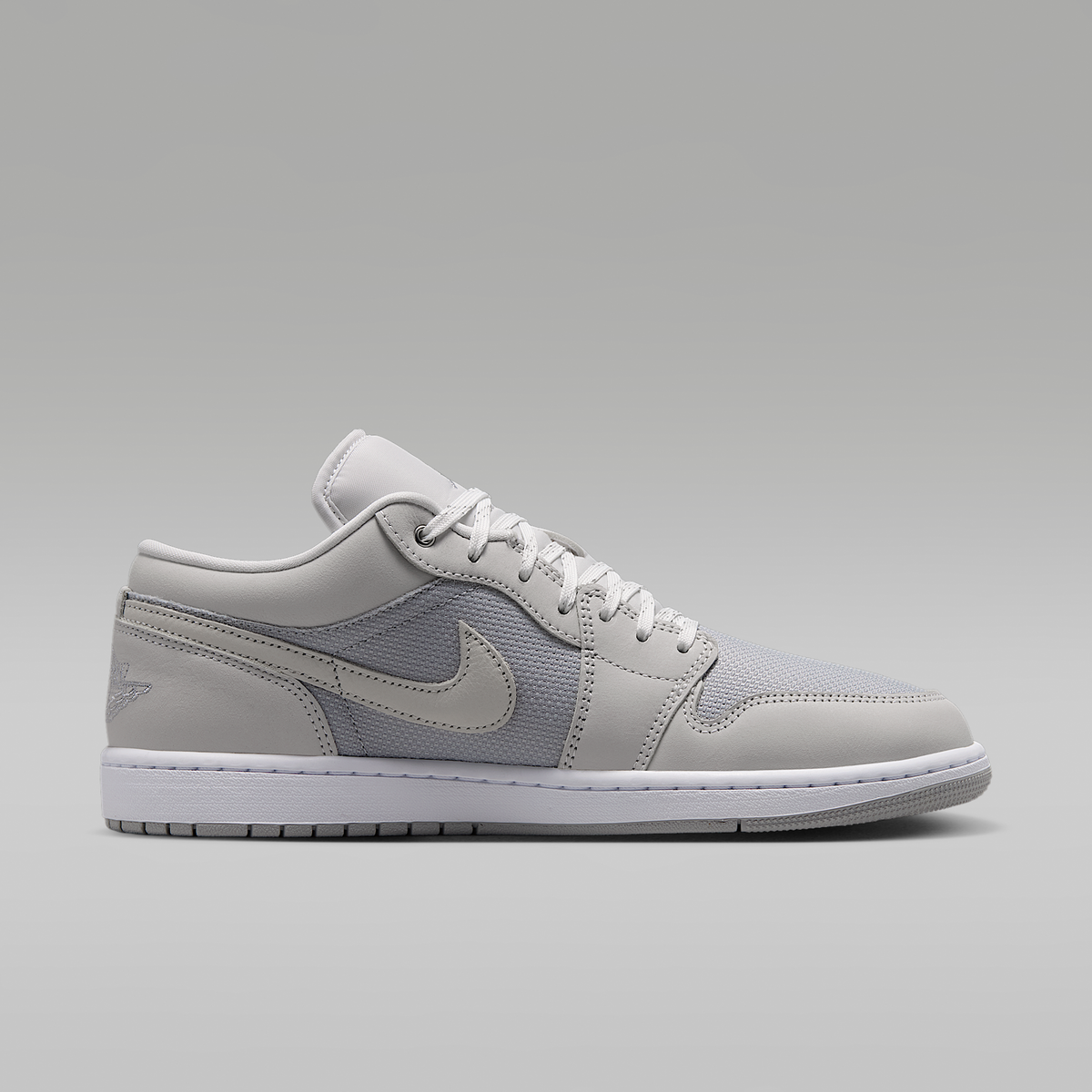 Air Jordan 1 Low SE Off White Soft Pearl Light Smoke Grey Men's - opposite side view
