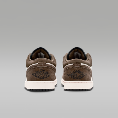 Air Jordan 1 Low Palomino Phantom Sail Black Men's - rear view of the pair