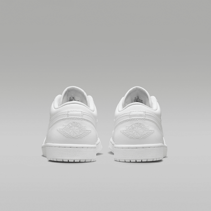 Air Jordan 1 Low White White White Men's - rear view of the pair