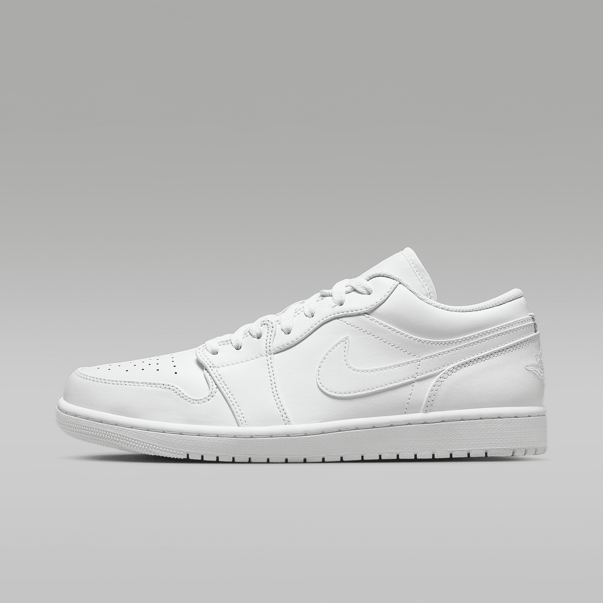 Air Jordan 1 Low White White White Men's - side view