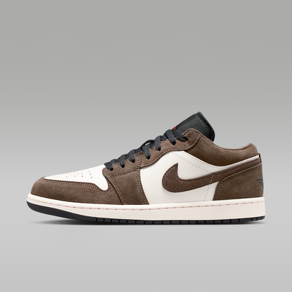 Air Jordan 1 Low Palomino Phantom Sail Black Men's - side view
