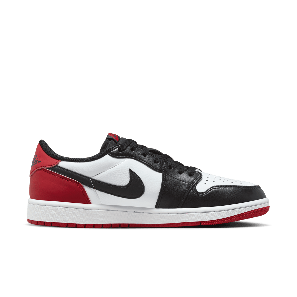 Air Jordan 1 Retro Low OG Black Toe Men's - alternate side view