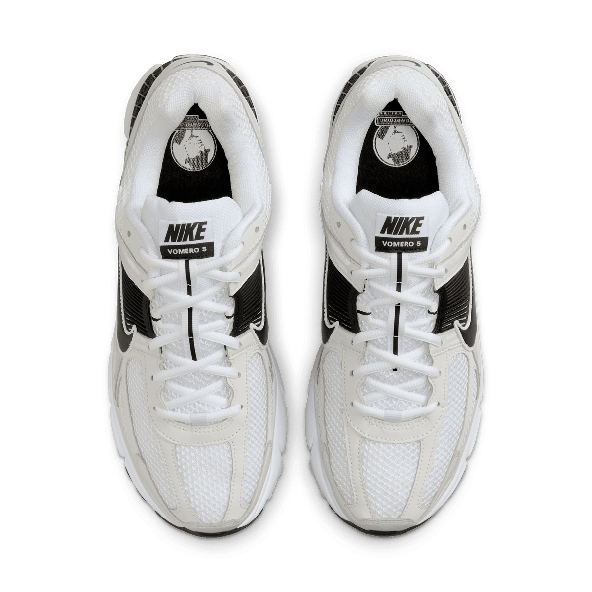 Nike Zoom Vomero 5 White Platinum Black Men's - Product view 6