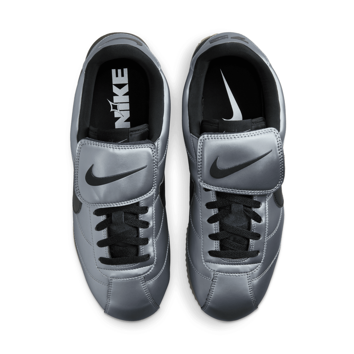 Nike Cortez Leather SE Metallic Cool Grey Men's - Product view 3