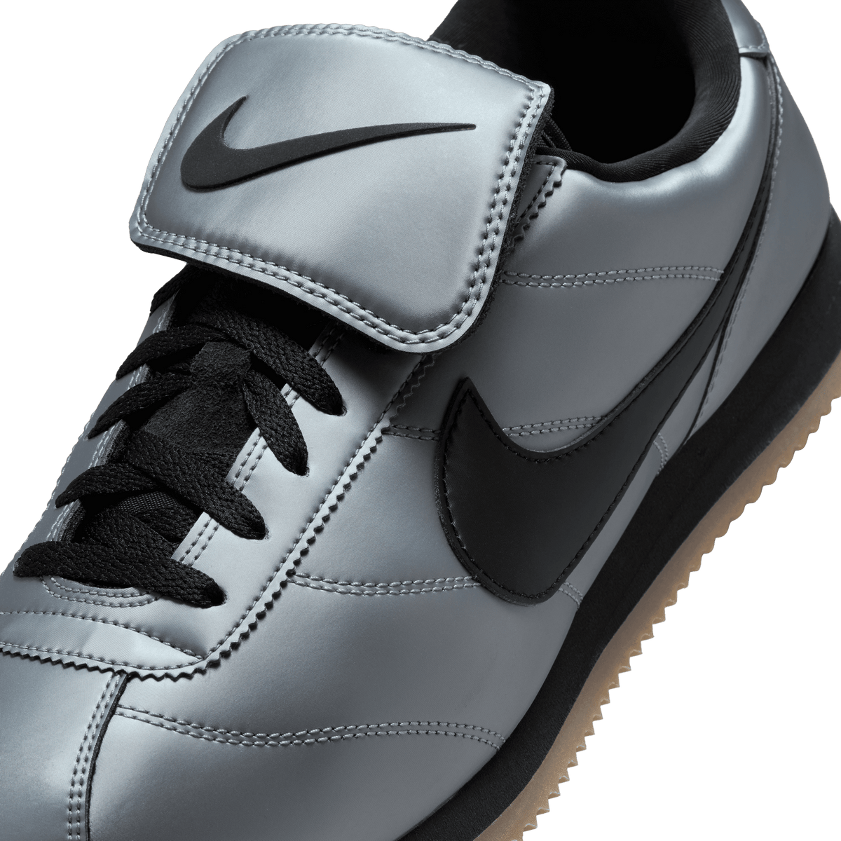 Nike Cortez Leather SE Metallic Cool Grey Men's - Product view 7
