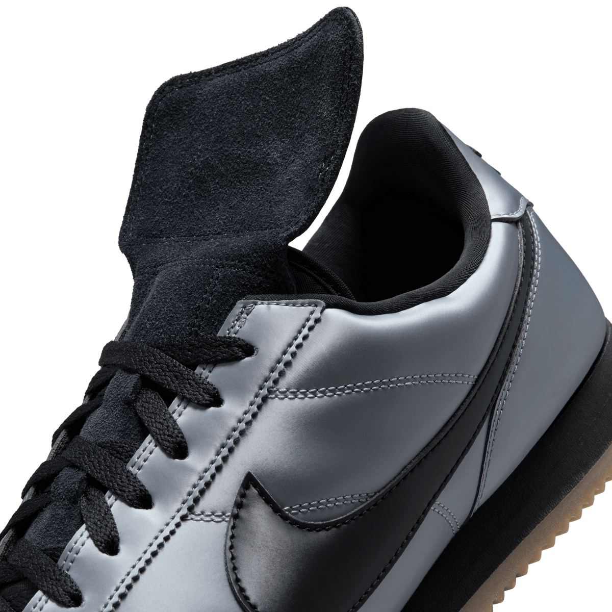 Nike Cortez Leather SE Metallic Cool Grey Men's - Product view 8