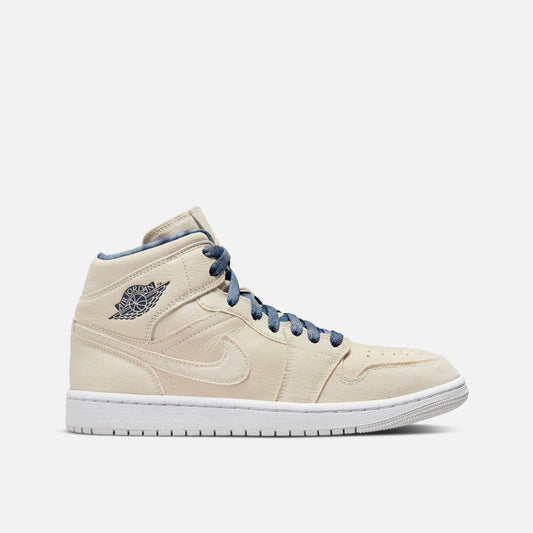 Air Jordan 1 Mid Sanddrift Midnight Navy Women's - Primary product image