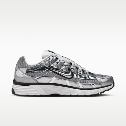 Nike P-6000 Metallic Silver Sail Black Unisex - alternate side view