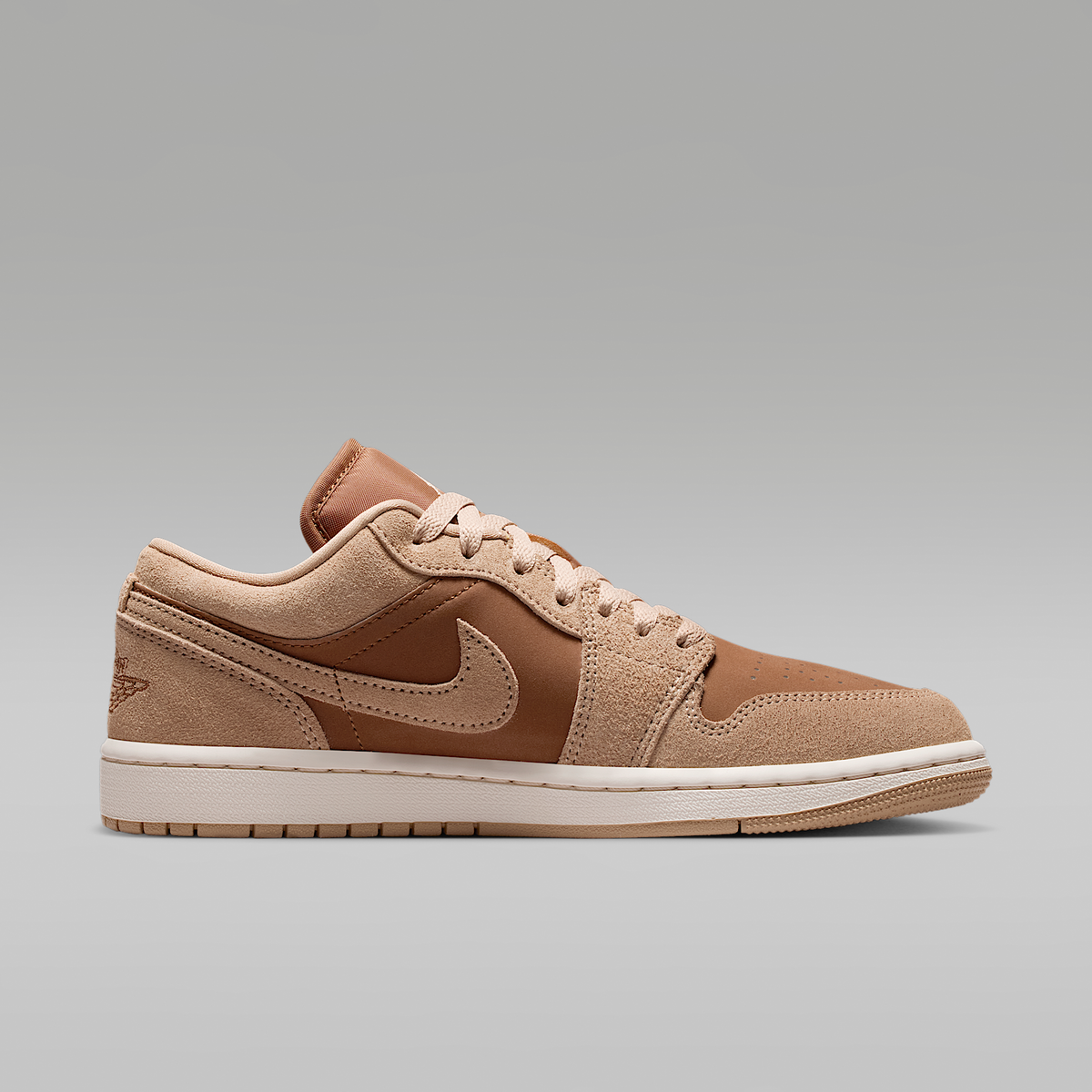 Air Jordan 1 Low Legend Medium Brown Chalk Light British Tan Women's - opposite side view