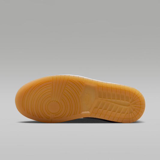 Air Jordan 1 Low Gold White Gum Yellow Gold Women's - outsole view