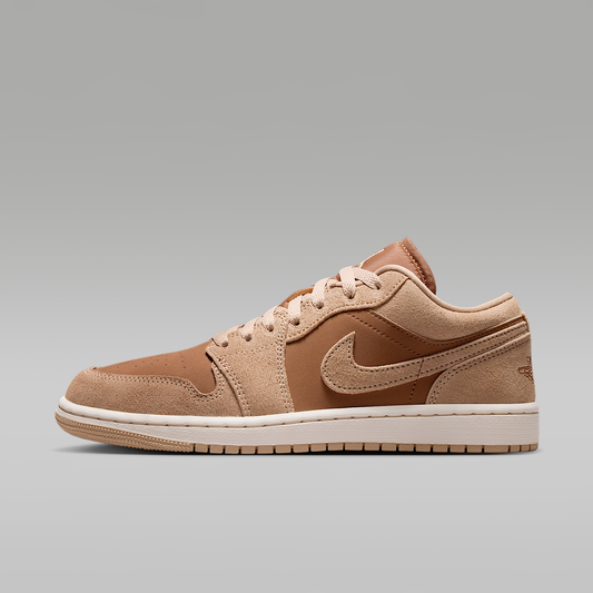 Air Jordan 1 Low Legend Medium Brown Chalk Light British Tan Women's - side view