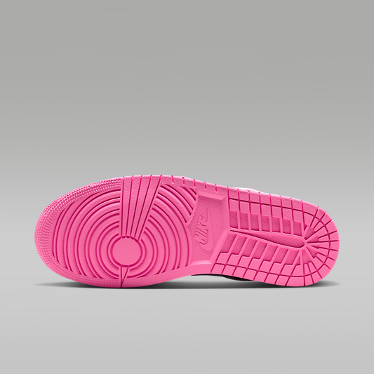 Air Jordan 1 Low SE Pinksicle White Black Women's - outsole view