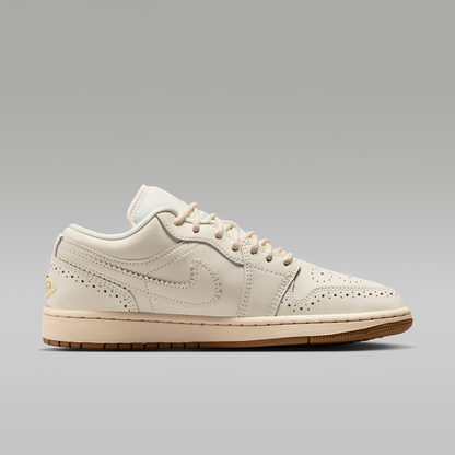 Air Jordan 1 Low SE Chalk Metallic Gold Pearl White Chalk Women's - opposite side view