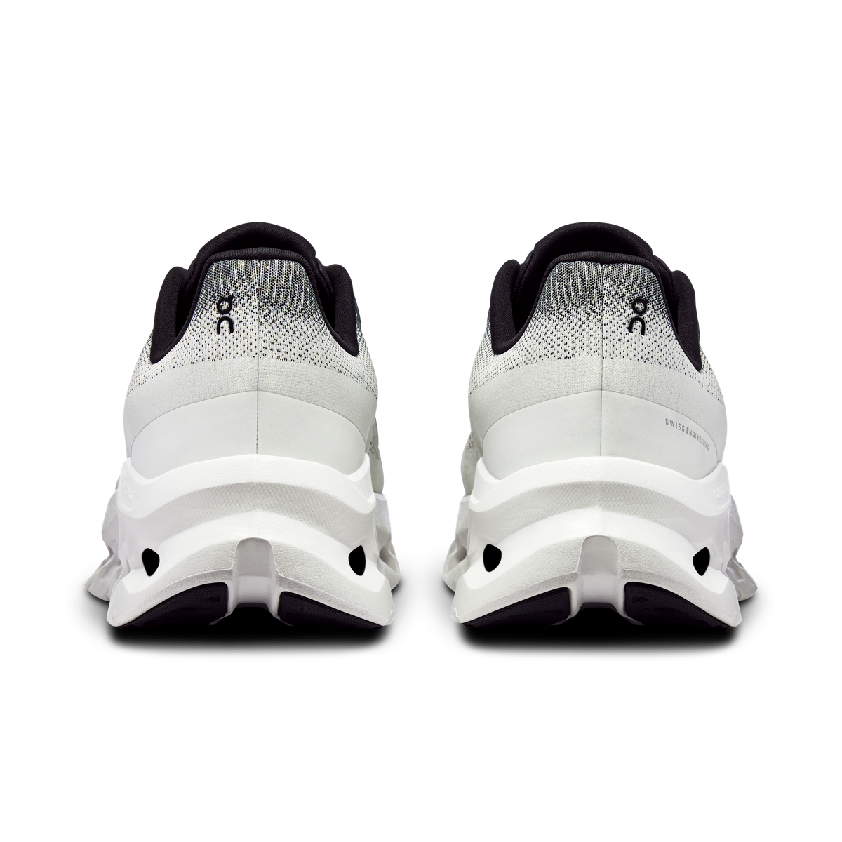 On Cloudtilt Black Ivory Men's - rear view of pair
