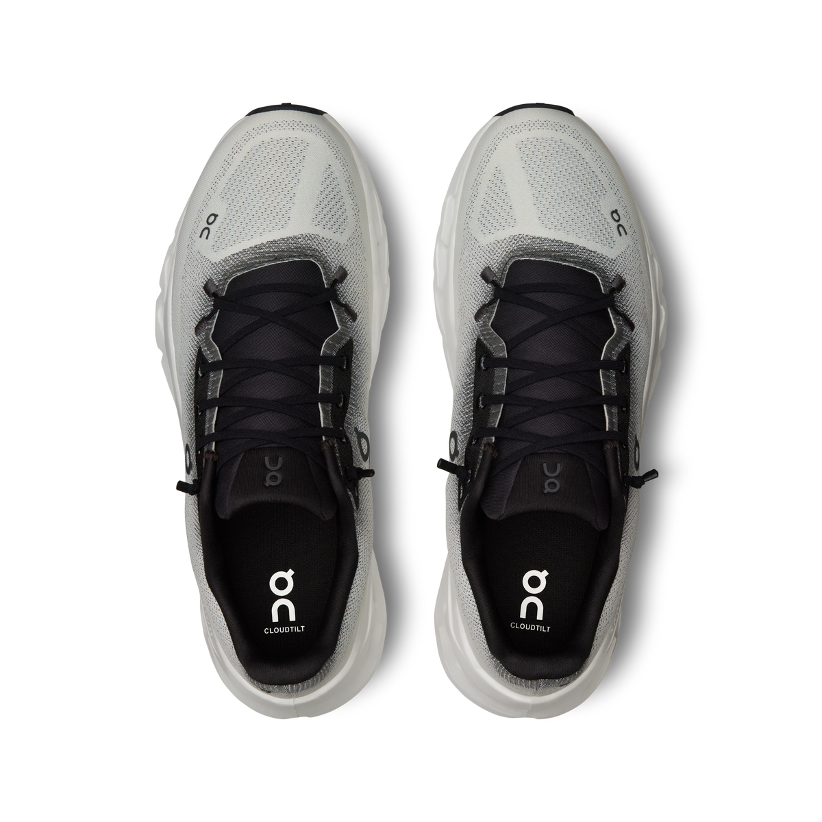 On Cloudtilt Black Ivory Men's - top view of pair